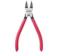 HOUSERAN 6 inch Dikes Side Cutters with Non-Slip Red Handle - Flush Cutter Pliers, Wire Clippers for Jewelry, Crafting, Zip Tie, 1 Pack