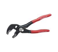 HOUSERAN Water Pump Pliers, Slip Joint Pliers, 7 Inch Groove Joint Pliers, Wrench Pliers with Comfort Red Grips, CRV Tongue and Groove Pliers for Home Repair, Gripping, Nuts, Bolts, Pipe & Fittings