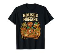 Houses and Humans Funny Geeky RPG Nerd Gamers Men Women Kids T-Shirt
