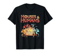 Houses and Humans Vintage Retro 90s Joke Gaming D20 T-Shirt