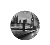 Houses of parliament Car Air Fresheners Cards 4 Pcs Long Lasting Car Fresheners Gifts for Men Women Auto Aromatherapy Tablets Hanging Scented Card Rearview Mirror Pendant - Lavender Scent