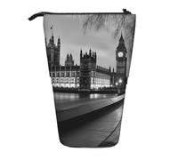 Houses of Parliament Telescopic Pencil Bag Pop Up Pencil Organizer Durable Pen Box for Essentials Cosmetic Students