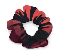 Houses of The Parliament Silhouette on UK Flag Historic Urban Skyline Hair Ties Elastic Hair Bands Cute Ponytail Holders for Thick Or Thin Hair