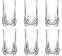 Housetronics Crystal Glasses Set of 6 for Wine, Whiskey, Juice, Gin-Cocktail & Whisky Glasses Set-330ml Crystal Whiskey Glasses Set-Cut Glass Whiskey Tumblers Gift Set (330ml)
