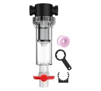 HouseVibe Aquarium Filter Sediment Collector with 1/2 Inch Thread, 3.5x3.5x10.63 Inch Drainage Cleaner with Silicone Sealing for Fish Tank Water Pump Filtration System- 100 Mesh