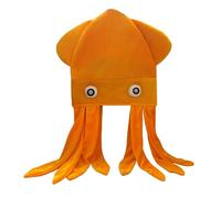 HouseVibe Cosplay Hat Headgear for Role Play & Theme Parties - Shaped Novelty Headpiece for Club, Birthday, Holidays- Orange