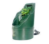 HouseVibe Reptile Drinking Water Fountain Automatic Dripper Dispenser for Bearded Dragon Chameleon Gecko Snake Habitat Waterfall Bowl 220V