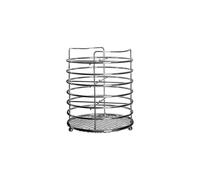 Housewares Cutlery Caddy - Chrome, H16 x W14 x D14cm
