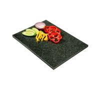 Housewares Granite Worktop Saver - 40 x 30 cm, Natural Stone, Black
