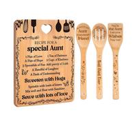 (Housewarming gift 1, One size) Bamboos Wood Cutting Board with Hanging Hole Handmade Kitchen Cooking Accessories Unique Birthday Present for Mum