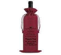 Housewarming Gift Farewell Gift for Neighbors Wine Bag New Home Gifts Ideas for New Homeowner Moving Away Appreciation Neighbor Present Christmas Thank You Gifts for Neighbors Welcome Neighbor Present