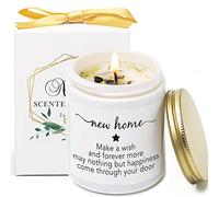 Housewarming Gift for New Home, New Home Gift, Housewarming Candle Idea for Women Friend, Vanilla & Lavender Scented Candles with Crystal,Neighbours Moving in/Leaving Gifts