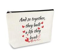 Housewarming Gifts for Women Friends Makeup Bag New Home Decorations Cosmetic Bag Zipper Pouch House Warming Gift for Couple Bestie Colleague Sister Girlfriend New Home Homeowner Inspirational Gifts