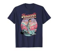 Housewife from Another Galaxy Retro Funny Space Graphic T-Shirt