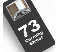 Housics Personalised House Numbers Plaques with Solar Light - Waterproof Composite Aluminium Door Number Plaques for Wall, Custom House Sign with House Number & Street Name (160mm X 280mm, Grey)
