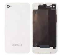 Housing Back Cover Battery Cover Replacement Repair Parts compatible with iPhone 4, (white, with component, HC)