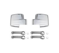 Housing Cover Car Rearview Mirror Covers Door Handle Cover Stickers Trim Exterior Accessories For Liberty 2007 2008 2009 2010 2011 2012(Chrome 10 PCS)