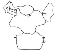 Elring Housing Cover Gasket Wide Thick fits Audi Porsche Vw
