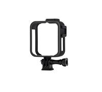 Housing Frame for GoPro Max Black Protective Shell Cage Mount Accessories with Quick Pull Movable Socket and Screw (Black)