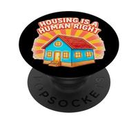 Housing Is a Human Right Statement Design PopSockets Adhesive PopGrip