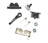 Housing Lever Hardware Set Suitable for 8148 8591, Six Piece Exterior Parts for Barbers Daily Use Replacement Parts Lever Spring Screw Housing Repair Hardware Taper Bracket
