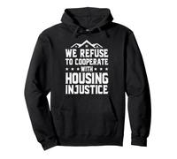 Housing Rights Poverty Cancel Rent Stop Evictions Pullover Hoodie