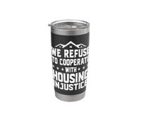 Housing Rights Poverty Cancel Rent Stop Evictions Stainless Steel Insulated Tumbler