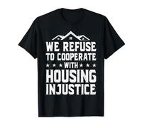Housing Rights Poverty Cancel Rent Stop Evictions T-Shirt