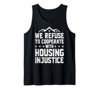 Housing Rights Poverty Cancel Rent Stop Evictions Tank Top