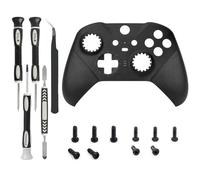 Housing Shell Faceplate Front Case for Xbox One Elite Series 2 Elite Series 2 Core Controller Replacement Parts(Black (Black)