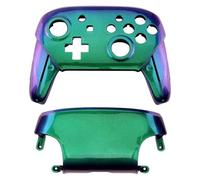 Housing shell for Nintendo Switch Pro controllers front & back cover replacement - Chameleon Blue Green Purple | ZedLabz