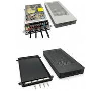 Housing Suitable for Mean Well LRS Series Switching Power Supply Compatible with Meanwell LRS-35 LRS-50 LRS-100 LRS-150 LRS-200 (Black, LRS 200)