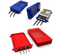 Housing Suitable for Mean Well LRS Series Switching Power Supply Compatible with Meanwell LRS-35 LRS-50 LRS-100 LRS-150 LRS-200 (Red, LRS 150)