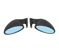 Housings Door Mirror Covering Caps For California For Racin Door Side Auto Parts Caps Car Wing Mirror Covers Cap Mirrors Classic Style Rearview Pair(Black2)