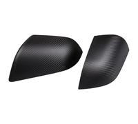 Housings Door Mirror Covering Caps For Tesla For Model 3 2016-2023 2024 Highland Rearview Caps Car Wing Mirror Covers Cap Carbon Fiber Auto Exterior Mirrors(Matte Carbon Fiber)