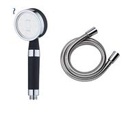 Housler® Low Pressure 300% Black Metal Construction Spray Increase Shower Head & 1.5 Meter Large Bore Hose