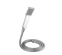 HOUSLER® Low Pressure Boosting Shower Head Combined with 12mm Large bore Shower Hose 1.5 Meter