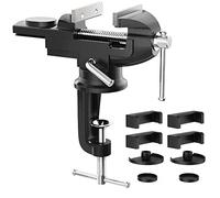 Housolution Universal Table Vise 3 Inch, 360°Swivel Base Bench Clamp
