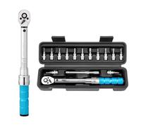 HOUSON 1/4" Bicycle Torque Wrench 2-24NM Set ±3% Error Accuracy Including Extension Rods
