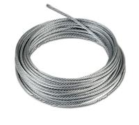 HOUSON 10M Stainless Steel Wire Rope, Heavy Duty Garden Craft Wire Cable Railing Transport Wire Rope PVC Coated Cable Rope 5MM