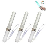 HOUSON 3 Pcs LED Concert Light Stick, 15 Colors Flash Stick Light Stick Fluorescent Stick for Wedding, Raves, Party,New Years Eve,Gifts,Easter,Birthday