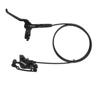 HOUSON Bicycle Brake Set with Aluminum Body & Double-Sided Brake Shoe Guide - Hydraulic Reverse Brake for 140mm Disc Brakes (1450mm Hose, 338g)