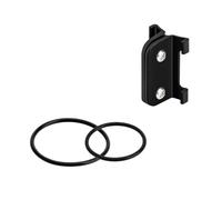 HOUSON Bicycle Number Plate Holder for Round and Aero Handlebars | With PVC Number Plate & Action Camera Adapter | 304 Stainless Steel Screws