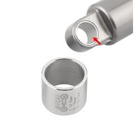 HOUSON Bicycle Rear Shock Bushing for MTB Suspension - Precision Stainless Steel Pillow Block Bearing for Shock Bushings, Wear-Resistant and Rust-Proof, 12.7 x 15 x 12.7 mm