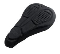 HOUSON Silicone Bicycle Saddle Cover for MTB/Road Bikes - Extra Thick & Breathable with Reflective Stripes - Anti-Slip Design (270x170mm, 263g)