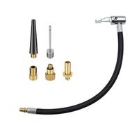 HOUSON Valve Extension Set, 30cm Tire Inflator Air Pump Replacement Hose Car Valve Adapter for Car, Bicycle, Motorcycle, 300 PSI Pressure-Resistant