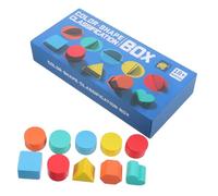 Housoutil 1 Box Wooden Shape Color Sorting Box Educational for Fine Motor Skills Development Montessori Color Matching Playset Enhances Problem Solving Logical Thinking