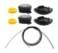 Housoutil 1 Pair Rotating Shoe Lace Buckle No Tie Shoelace Holder with Secure Locking Mechanism Black Plastic Material Stylish and Modern Design for Easy Sports and Casual Random Color