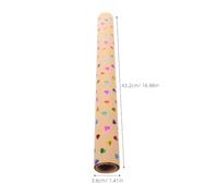 Housoutil 1 Sheet Metallic Heart Gift Wrap Paper Roll with Strong Foil Adhesion and Delicate Gloss Finish, Kraft Paper for Stylish Events, Luxury Packaging and Valentine’s Day Wrapping