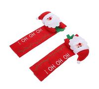 Housoutil 10 Pcs Christmas Fridge Handle Covers Non Skid Kitchen Appliance Handle Gloves Wear Resistant Decorative Covers for Refrigerator Protects from Stains and Fingerprints